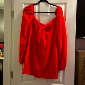 Holiday red dress size medium